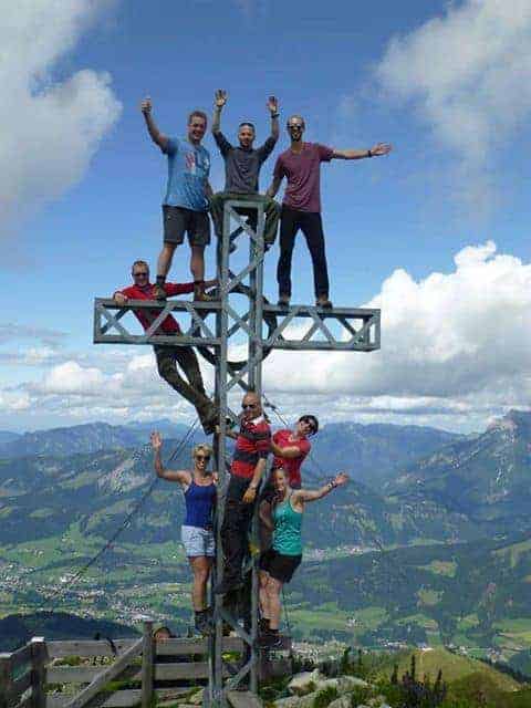 Arnanto Oostenrijk Augustus 2017 Op De Top Van De Henne 2.078 Meter. Bij Fieberbrunn In Tirol..jpg