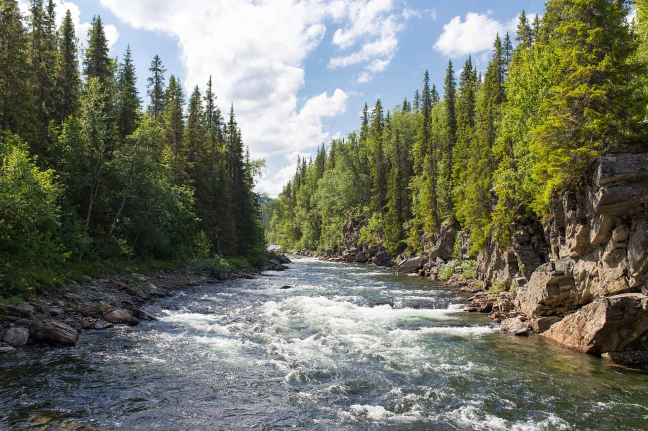 Najaar Reis Zweden Rivier 1280x853