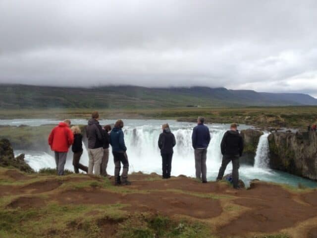 single reizen godafoss ijsland