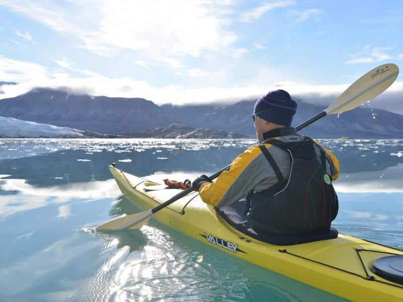 actief singlereis spitsbergen kajakken