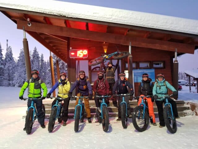 singlereis fatbiken sneeuw