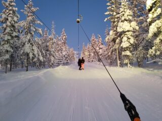 skireis groep skilift