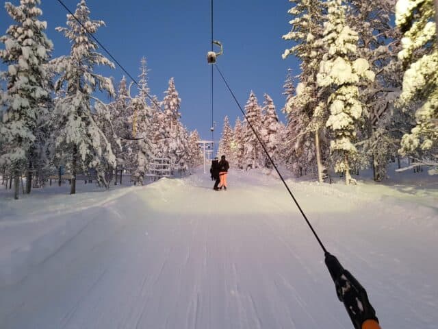 skireis groep skilift