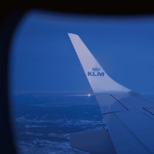 vliegen klm nosun noorwegen